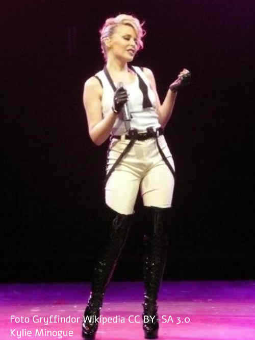 Kylie Minogue, ehemalige Hauptdarstellerin von 1986 bis 1988 in der Rolle der Charlene Mitchell