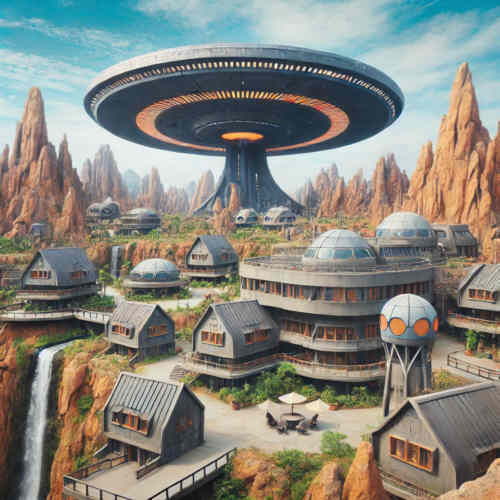 Drehorte der Serie Quer durch die Galaxie und dann links