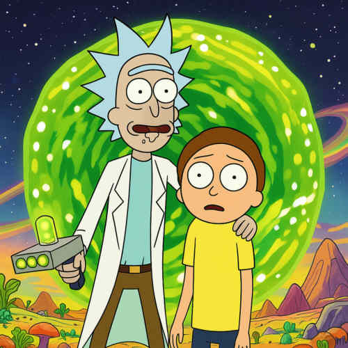 Die Figuren Rick and Morty