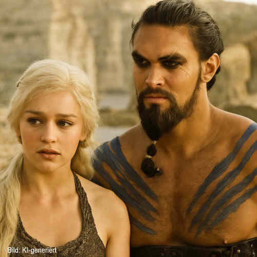 Daenerys Targaryen & Khal Drogo in Game of Thrones