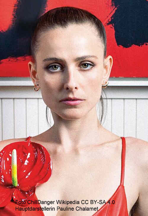 Hauptdarstellerin der Serie Pauline Chalamet