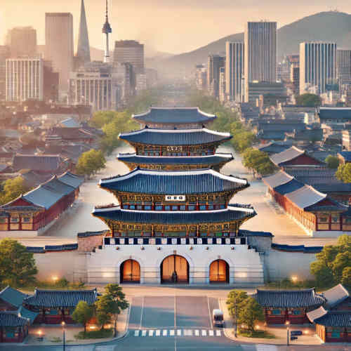 Gyeongbok Palast, einer der Drehorte von XO, Kitty